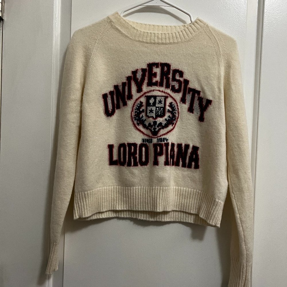 White Sweater Warm Winter XS